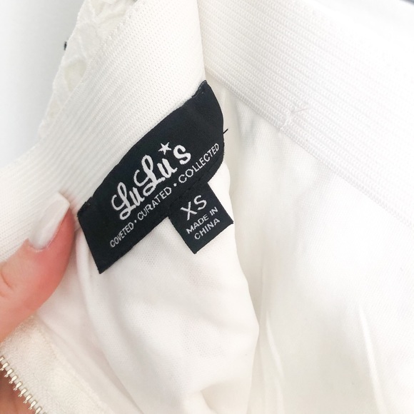 NWT Lulu’s White Lace Two Piece Set - Picture 11 of 12